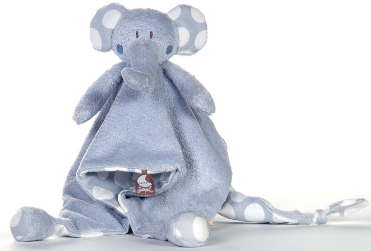  pastle and pastille bolli the elephant baby comforter blue 